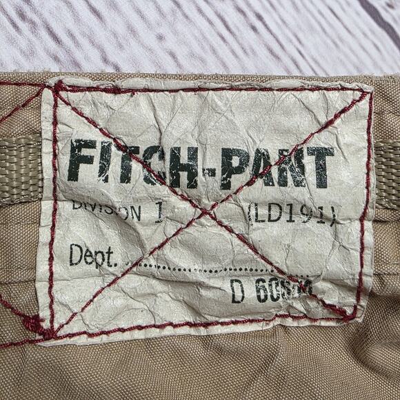Y2K Abercrombie & Fitch “Fitch-Pant” Utility Cargo Pant with Red Contrast, sz 6 - Picture 7 of 8